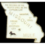 MISSOURI PIN MO STATE SHAPE PINS